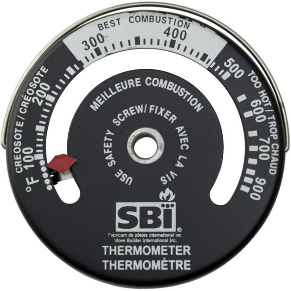 Thermomètre Magnétique pour Tuyaux de Poêle