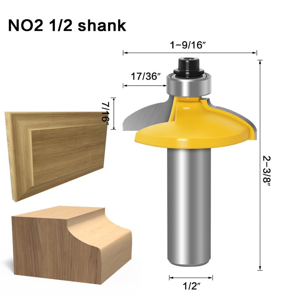 Door And Drawer Front Edging Wood Slotting Router Bit For Precise
