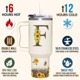 thumbnail image 4 of Personalized Sunflower Monogram Cup for Women, Mom, Wife, Boss Lady, Coworkers-Custom 40oz Tumbler with Handle- Unique Birthday, Christmas, Boss Day Gift for Her, 4 of 7