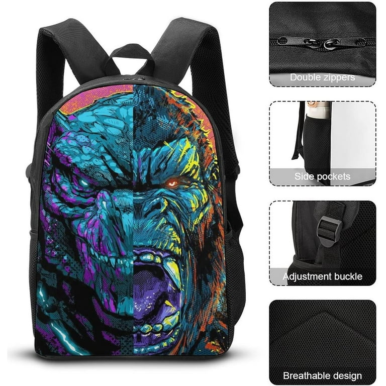 Godzilla backpack and lunchbox sale
