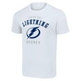 thumbnail image 2 of Men's Starter White Tampa Bay Lightning Logo T-Shirt, 2 of 3