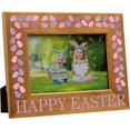 thumbnail image 2 of Fine Photo Gifts 6x4 Pink and Purple Happy Easter Alder Wood Picture Frame, 2 of 5