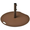 thumbnail image 1 of Costway Base de Parasol de Patio 50 Lb Support de Parasol de Marché Roues Poignée Brun, 1 of 10