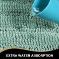 thumbnail image 4 of PrimeBeau Absorbent Striped Bathroom Rug Set of 2, High Water Absorption - EggShell Color, 4 of 8