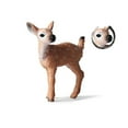 thumbnail image 3 of Deyuer 6Pcs/Set Simulation White-tailed Deer Animal Model Christmas Home Decor Kids Toy, 3 of 7