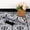 White 2, variant on Abyssaly Peel and Stick Vinyl Flooring Tile, 15.7" x 157.5", Self-Adhesive Black, Gray and White Flower Design Tile for Kitchen Dining Bedroom Interior Home Decor