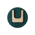 thumbnail image 1 of Soporte de almacenamiento para secador de pelo de plástico montado en la pared plegable para el hogar, dormitorio, baño, organizador, estantes Almacenamiento y organización del hogar Verde Bewildely  HA066043-01, 1 of 6