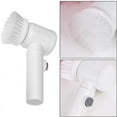 thumbnail image 2 of Electric Cleaning Brush, 5-in-1 Magic Power Scrubber for Kitchen, Bathroom, Bathtub, Shower, Tile, Carpet, Bidet, Sofas (White), 2 of 7