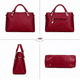 thumbnail image 2 of Set 4 Bolsas Mujer Labg Crossbody Cosmetiquera Correa Rojo, 2 of 5