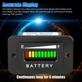 ZGBY 48V LED Battery Indicator Meter Gauge for EZGO Club Car Yamaha