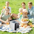 thumbnail image 4 of 2 in 1 Car Electric Cooler&Warmer,Mini 12V 6L Car Thermoelectric Fridge with Cooler and Warmer,Low Noise Cosmetic Food Fridge,Fast Cooling Portable Freezer for Car,RV,Truck, Boat,Van,Travel,Outdoor, 4 of 9
