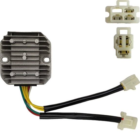 RedCap Voltage Regulator 6 Wire Plug for Cf250cc ATV Go Kart Compatible With Taotao Roketa Baja ATV Go Kart Scooter Moped Dune Buggy Quad Bikes Four Wheeler with CF250cc Engine