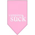 thumbnail image 1 of Vampires Suck Screen Print Bandana Light Pink Small, 1 of 1