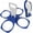 .Blue, variant on Fold Away Cup Carrier/Caddy [MADE IN UK] [PURPLE] Take-Out Coffee Soft Drink Pint Beer Beverage Holder, Sturdy Reusable Pocket Size, Festival Sports Gigs Easy safe - hot drinks, 2,3,4 cups