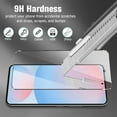 thumbnail image 3 of 2 Pack Screen Protector for Samsung Galaxy S24 FE 5G with 2 Pack Camera Lens Protector, Full Coverage Tempered Glass Film Anti-Fingerprint Case Friendly, 3 of 7