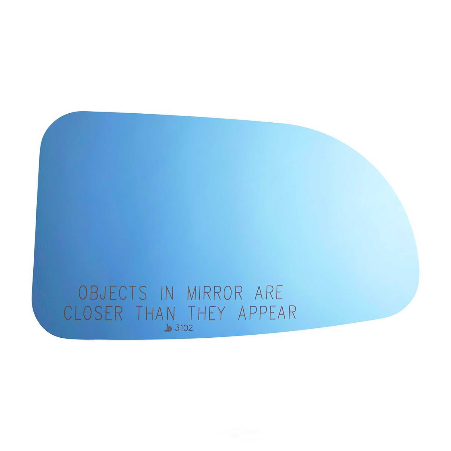 Burco Side View Mirror Replacement Glass - Blue Glass - 3102