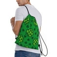 thumbnail image 3 of Easygdp St Patrick's Day5 Drawstring Backpack, Beach Sackpack, Travel Sackpack Lightweight for Sports, Gym, Travel, Swimming -, 3 of 9