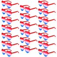 thumbnail image 1 of Anteojos de Sol YWL Día de la Independencia Corazón Rojo Azul x20 Pares, 1 of 6