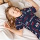 thumbnail image 5 of Fotbe Nautical Style Sailboat Pijama Estampada de 2 Piezas para Niños – Ropa de Dormir de Manga Corta Cómoda para Niños y Niñas, Camiseta y Shorts de Algodón-4X-Large, 5 of 6
