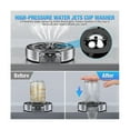 thumbnail image 3 of Sink Glass Rinser, Stainless Steel Kitchen Glass Rinser, Family Bar Caf Fast Glass Rinser, 3 of 5