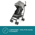 thumbnail image 3 of Contours MaxLite Deluxe Lightweight Grey Umbrella Stroller, 3 of 6