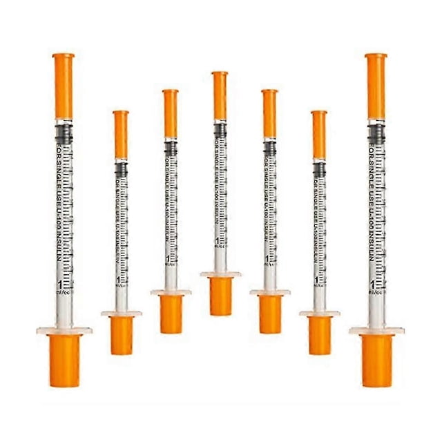 50pcs/pack 1ML syringe, 30G (8mm length) laboratory supplies individually sealed packaging
