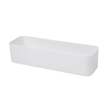 

Cookies Tray Rolling Minimalist White Wall Mounted Sundries Container Without Lid Self Non Storage Suitable For Bathroom Kitchen Living Room Household Item Cutting Board Insert Utensil Rack for Dish