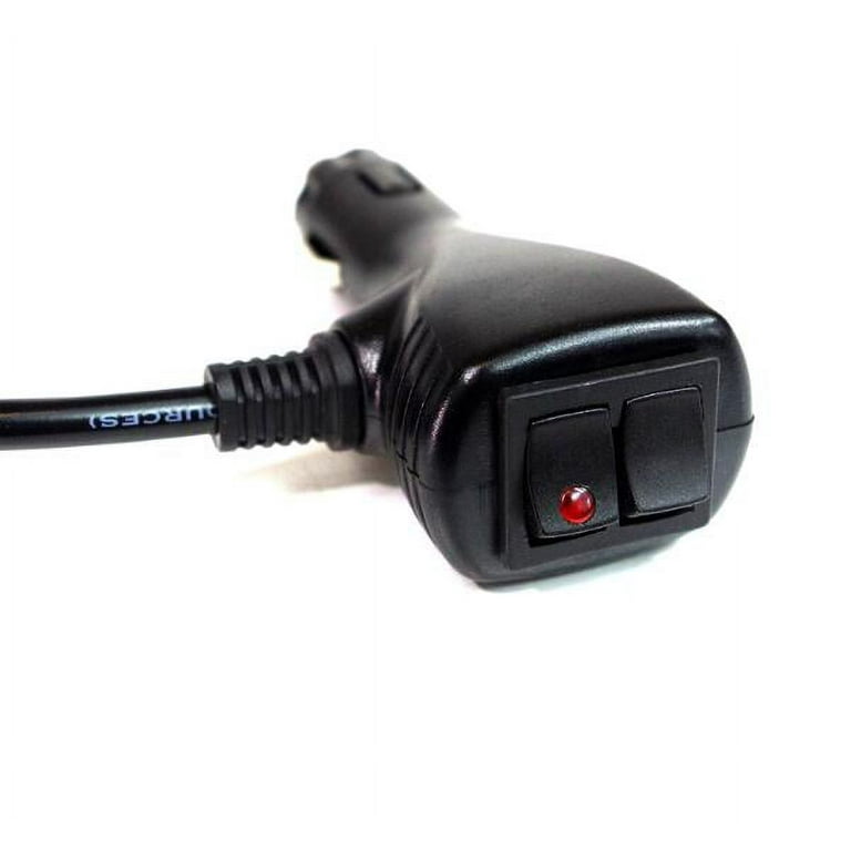 10Ft Cigarette Lighter Socket Plug w/ Changing Pattern &On Off Toggle  Switch 12V