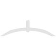 thumbnail image 4 of 72"W x 21"H x 2"D x 4"F, 7/12 Pitch, Archdale Architectural Grade PVC Gable Bracket, 4 of 8