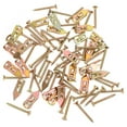 thumbnail image 3 of 50pcs Self-drilling Drywall Anchors with Screws Hollow Wall Anchor Tapping Screw, 3 of 7