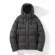 thumbnail image 3 of Chaqueta de plumón de invierno 2024 para hombre, tecnología negra de almacenamiento de calor de alta resistencia, abrigo de plumón de pato Volcanic Rock 85, nueva chaqueta con capucha gruesa, 3 of 5