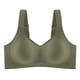 thumbnail image 1 of Sujetador deportivo fino ajustable sin aros de una pieza sin costuras con soporte suave de látex para mujer, 1 of 1