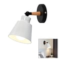 thumbnail image 1 of Enchufe de lámpara de pared perfecl Metal Madera E27, 1 of 7