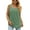 Ligth Green, variant on MOSHU V Neck Tank Tops for Women Flowy Pleated Sleeveless Shirts Loose Fit Women Tops Dressy Curved Hem Summer Tops