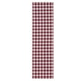 thumbnail image 5 of PowerSellerUSA Dining Table Runner Elegant Buffalo Plaid Table Placemat for Dining Room or Kitchen, Classic Farmhouse Country Decor Plaid Gingham Checkered Design Table Runner, Burgundy, 13" W x 72" L, 5 of 5