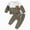 fall winter outfits-Brown, variant on TOWED22 Boys Clothes Boy Outfits 2-Piece Long Sleeve Sweatshirt Tops and Pants Fall Winter Outfits Set(Blazer,12-18 M)
