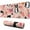 Boston Terrier Dog, variant on Long Mouse Pads for Desk,Boston Terrier Dog and Flower Florals Desk Mats on Top Of Desks, Desk Mouse Pad Extra Large with 3mm Non-Slip Base and Stitched Edge for Gaming,Office,Work,Home 31.5"x11.8"