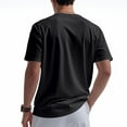 thumbnail image 4 of Yiaimeir Men's American Slim Trend Deep V-neck Button WithT-Shirt Streetwear,Size M-3XL, 4 of 5