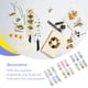 thumbnail image 5 of Seitruly Paquete de 18 marcapáginas decorativos con diseño de cactus, autoadhesivos, útiles escolares, páginas de estilo de dibujos animados, Clip, Suministros de escritura y corrección, 5 of 6