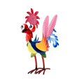 thumbnail image 2 of Escultura de pollo de metal, artesanía, decoración de cocina, patio, decoración creativa, jardín Cola roja, 2 of 8