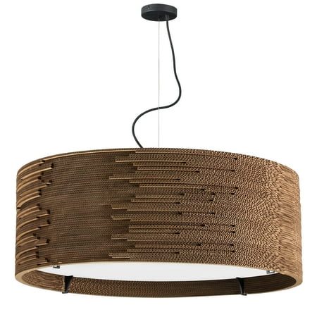 Frost Incandescent Pendant - Dainolite 3LT Incandescent Pendant CDB frosted Diffuser