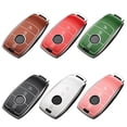 thumbnail image 4 of Leather Car Key Cover Case Holder for Mercedes A C E S G Class GLC CLE CLA, 4 of 5