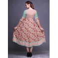 thumbnail image 4 of Bimba Print Long Party Wear Anarkali Kurta Flared A Line Kurtis For Women, 4 of 5