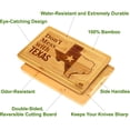 thumbnail image 2 of Royal Craft Wood Bamboo Cutting Board with State Artwork, 2 of 6