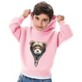 thumbnail image 3 of Sudadera con capucha para bebé, niño y niña, sudadera informal con estampado para bebé, regalo para niña, blusa, 3 of 5