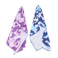thumbnail image 5 of Unique Bargains 1 Pc Sports Towel Letter Quick Dry Towel Camouflage Purple, 5 of 5