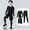 Grey#F, variant on Boys Girls Outfit Sets Base Layer Athletic Compression Leggings And Shirts Thermal O-Neck Long Sleeve T-Shirts Running Pants Tights Lovely Clothes Sets