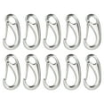 thumbnail image 1 of Heavy Duty Snap Rope Hook,  Palm Sized Design High Strength Spring Snap Rope Hook 10pcs  For Flag Poles, 1 of 8