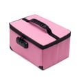 thumbnail image 1 of Bolsa de cosméticos portátil KaAutoLer con cierre impermeable (rosa), 1 of 6
