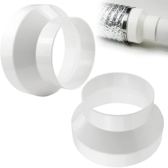 ABS Duct Reducer Duct Adapter 150mm to 100mm Ventilation Reducer for Air Extractor Ventilation Duct